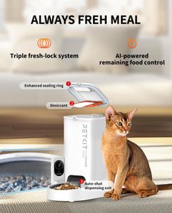PETKIT Automatic Cat Feeder with Camera – Smart Pet Food Dispenser
