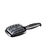 Babyliss Hair Straightening | 3D Tech Hot Brush For Versatile Styling And Smooth Results|Black Design For A Sleek | Durable Construction For Long-Lasting Performance | Hsb101Sde (Black), 2200 Watt