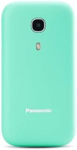 Panasonic KX-TU400EXC Easy Use Clamshell Mobile Phone for the Elderly, Senior Phone, Priority Call, Shock Resistant, Big Buttons, Camera, Torch, Bluetooth, Mint