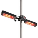 Dellonda Folding Parasol/Gazebo/Patio Infrared Heater - DG176
