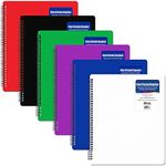 BAZIC 8 Pockets Poly Folder Portfolio, Letter Size Plastic Folders Holder for Office Documents Paper Organizer, Assorted Color, 24-Pack