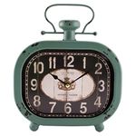 La Crosse Technology 404-3425 Distressed Teal Metal Clock