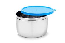 Signoraware Store well Steel Container 1.1ltr, 1pc, Blue(Stainless Steel)