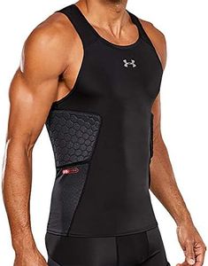 Under Armour Gameday 3-Pad Tank Bball, Medium, Black