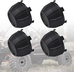 KEMIMOTO Tire Wheel Hub Caps Compatible with Kawasaki Teryx KRX 1000 2020-2023 2024 Black Dust Wheel Center Hub Cap Covers 4PCS Tire Rim Replace OEM 11065-1341 Accessories