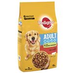 Pedigree Vital Protection Adult - Dry Dog Food for Adult Dogs - with Beef and Vegetables - 12 kg