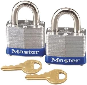 Master Lock Laminated Steel Padlock, 40 mm x 19 mm Size