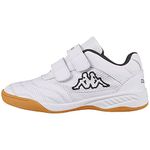 Kappa Unisex Kids’ Kickoff Kids Low-Top Sneakers White 3 UK (35 EU)