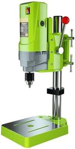 Drill Press Stand, Home and Garden Mini Drill, 5 Speed 710W Bench Drill, Height Adjustable Workbench Repair Tool, DIY Wood Drilling Machine Green