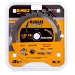 Dewalt DT99560-QZ DT99560-QZ-Hojas para Sierra Circular portátil XR Extreme RUNTIME 165mm x 20mm 24D, black/yellow