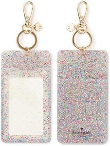 Kate Spade New York Id Badge Clip Key Chain, Multi Glitter