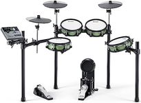 Donner DED-500 Electric Drum Set with Industry Standard Mesh Heads and Included BD Pedal for Optimal Performance and Feel - USB Professional Studio Integration