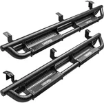 OEDRO 6 inch Running Boards Compatible with 2005-2023 Toyota Tacoma Double Cab, Upgraded Paintable Side Steps, Black Textured Heavy Duty Truck Nerf Bars