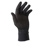 STEINER Merino Mens Womens Thermal Glove Inner Liner Black (X-Large)