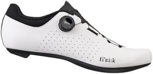 Fizik Unisex Vento Omna Road-Biking-Shoes, White/Black, 8 US Men