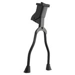 Laxzo ® Double Leg Bike Kickstand Adjustable Bike Stand Center Mount Bike Non Slip Kickstand Steel Mountain Bike Road Bike BMX Cycle Parking Rack Stick Stand Black