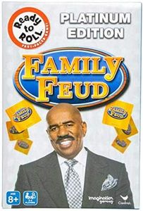 Family Feud Game Platinum Edition (Bonus Includes Stickers for Children-Type May Vary) Educational and Family Fun All Together!