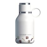 Asobu Dog - Pet Bowl attached to 1LTR / 33oz Stainless Steel Insulated Water Bottle, Portable Pet Drinking Bottle, Sturdy, Leak proof, for Outdoor, Travel, Walking, Hiking
