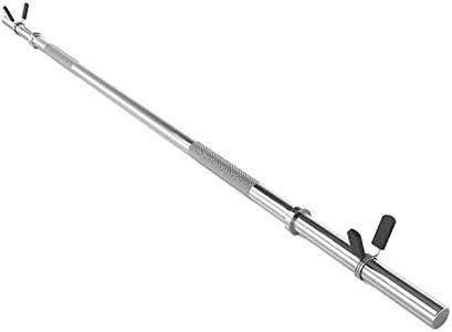 Toorx - Barra de pesas cromada de 150 cm o 180 cm de diámetro. 25 mm Cierre de resorte (150 cm)