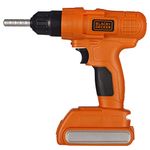 Black + Decker Jr. Electronic Power Drill, Boys, Kids Pretend Play Tool with Realistic Sound & Action!