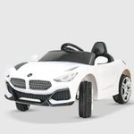 Jammbo Z8i Kids Ride-On Premium Car - Rechargeable Battery Operated SUV Car, White Color, Remote Control, LED Lights, Music Player, Ages 2-6