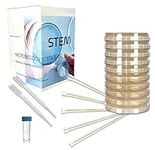 Student Microbiology Science Kit. Grow Bacteria for Science Experiments. STEM Education. Pre-Poured Agar Plates (100mm) with Swabs. Project Guide eBook Available.