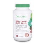 Organika Canadian-Made Red Yeast Rice Plus- Plant Sterols, Cholesterol Support- 180vcaps