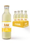 Raw Kombucha- Lemon Ginger (250Ml Bottles) -Delicious, Fermented Herbal Supertea With Gut-Healing And Detoxifying Properties |Original Kombucha |6 Pack - Ginger, Liquid, 1500 Ml