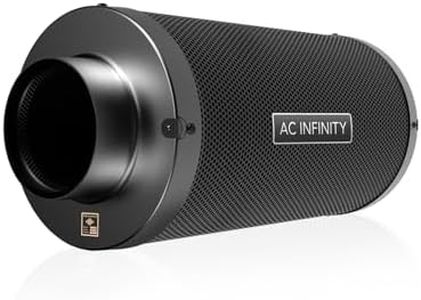 AC Infinity Air Carbon Filter 6" with Premium Australian Virgin Charcoal, for Inline Duct Fan, Odor Control, Hydroponics, Grow Rooms