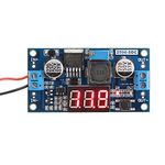 DROK® LM2596 Analog Control Buck Converter DC-DC Step-down Transformer Voltage Regulator Module 36V 24V 12V to 5V 2A Power Inverter Volt Stabilizer with Red LED Display Voltmeter Board Input/Output Voltage