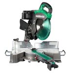 Metabo HPT 36V MultiVolt™ 12-Inch Dual Bevel Sliding Miter Saw | Tool Only - No Battery | Optional AC Adapter | C3612DRAQ4