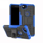 Glasgow Hybrid Back Cover for Pixel 2 Premium Shockproof Back Cover for Pixel 2 with Advanced Military Grade Protection - Blue