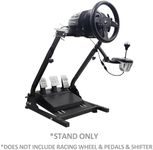 YXHARD Racing Wheel Stand, Height Adjustable & Foldable Steering Wheel Stand Compatible with Logitech G25,G27,G29,G920 Gaming Cockpit