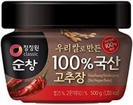 Chung Jung One Gochujang Paste, Premium Korean Red Chili Paste with 100% Korean Ingredients, 500g (1.1lb) (1 Pack)