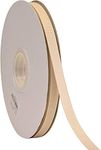 Solid Grosgrain 100 Yards Ribbon (9 mm, Vanilla)