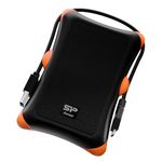 Silicon Power 2TB USB-C USB 3.1 Gen 1 Rugged Portable External Hard Drive HDD Armor A30, Military-Grade Shockproof for PC, Mac and iPad Pro