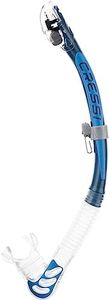 Cressi Foldable Adult Dry Snorkel for Scuba Diving, Snorkeling | Alpha Ultra Dry made in Italy