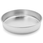 Nordic Ware 45412 Naturals Aluminum Bakeware Layer Cake Pan, Aluminium, Silver