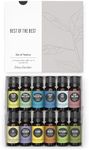 Edens Garden Best of The Best Essential Oil 12 Set, Best 100% Pure Aromatherapy Beginners Kit (for Diffuser & Therapeutic Use), 10 ml