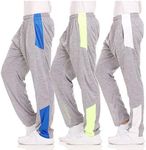 DARESAY Dry-Fit Sweatpants for Men - Track Pants Men - Stretchable Workout Clothes - Comfy and Soft Moisture Wicking (3-Pack)