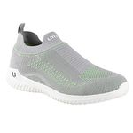 URJO Gry/Grn Running Shoes - 8 UK (42 EU) (MEN_SPUNK)