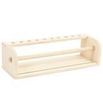 Beright Wooden Tabletop Paper Roll Dispenser, not with Paper, Suitable Size for 11.8" Width Paper Rolls, Desktop Solidwood Easel for Kids Drawing and Writing