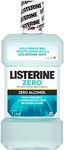 Listerine Zero Alcohol Antibacterial Mouthwash Less Intense Taste 1L