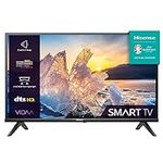 Hisense 32 Inch HD VIDAA Smart TV 32E4KTUK - Natural Enhancer, HDMI, Share to TV, and Youtube, Freeview Play, Netflix and Disney+ (2023 New Model), Operating System VIDAA