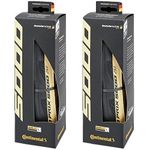 Continental Pair Grand Prix 5000 Folding Tires 700x28c Black Cream Road Race