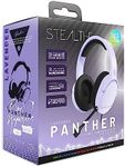 STEALTH PANTHER Lavender - Over Ear Gaming Headset PS4/PS5, XBOX, Switch, PC with Flexible Mic, 3.5mm Jack, 1.5m Cable, Lightweight, Comfortable and Durable