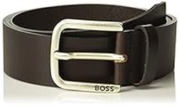 BOSS Men's Smooth Leather Engraved 