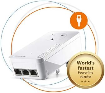 devolo Magic 2-2400 LAN Triple: Add-on Powerline Adapter (Up to 2400 Mbps for Your Powerline Home Network, 3x Gb LAN Ports, Ideal for Online Gaming, 4k/8k UHD Streaming, Stable Home Working)