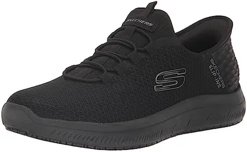 Skechers Men's Summits Colsin Sr Hands Free Slip-Ins Sneaker, BBK, 10.5 Wide