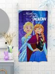 Athom Living Disney Frozen Kids Cotton Bath Towel 350 GSM 60x120 cm